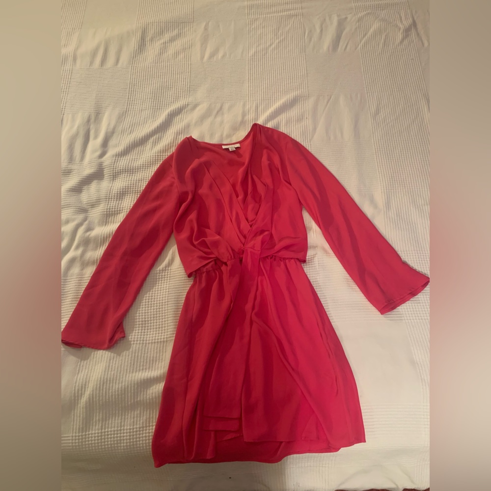 Size 6 Top Shop Hot Pink Dress